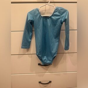 Blue Long Sleeve Kids leotard